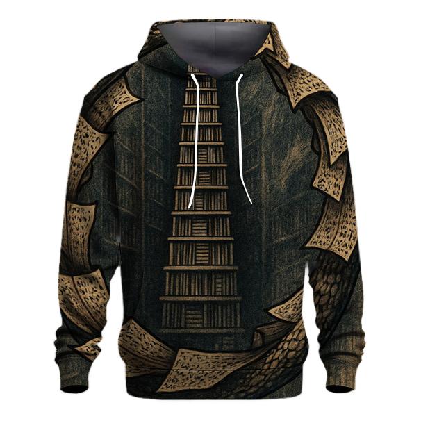 Library Of Endless Pages Ouroboros custom hoodies
