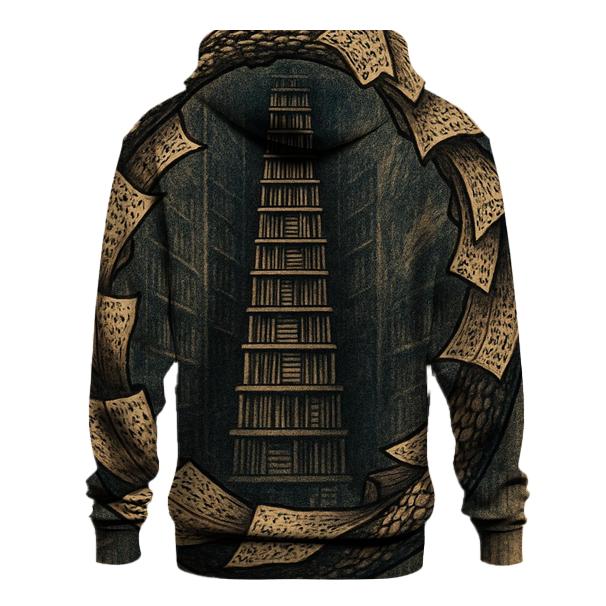 Library Of Endless Pages Ouroboros custom hoodies