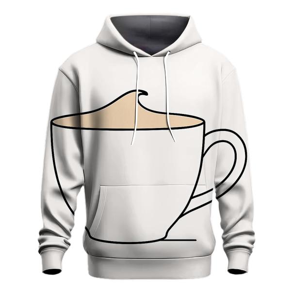 Minimal Crema Horizon designer hoodies
