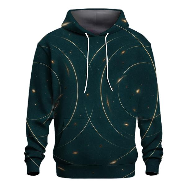 Gravitational Lens Halo Net embroidered hoodies