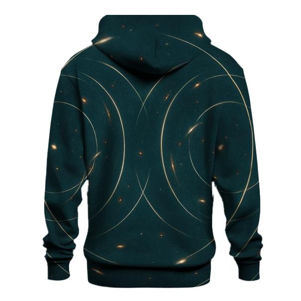 Gravitational Lens Halo Net embroidered hoodies
