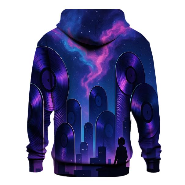 Nebula Vinyl Skyline embroidered hoodies