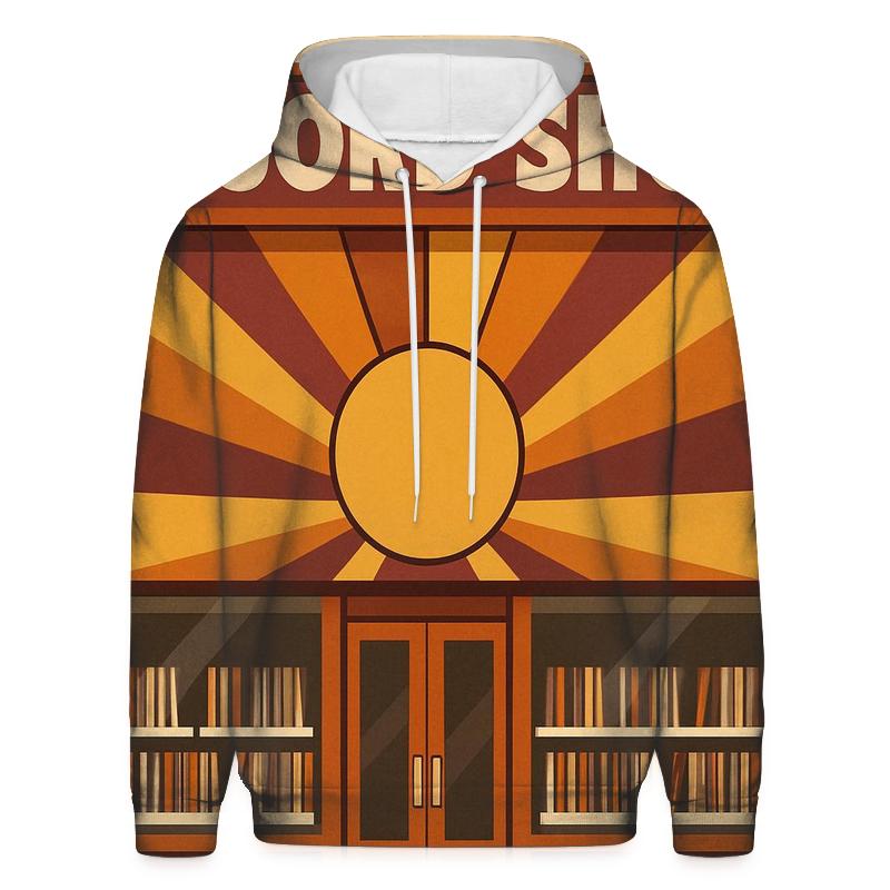 Sunburst Record Store lightweight hoodies