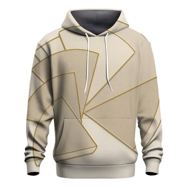 Golden Filter Geometry lightweight hoodies