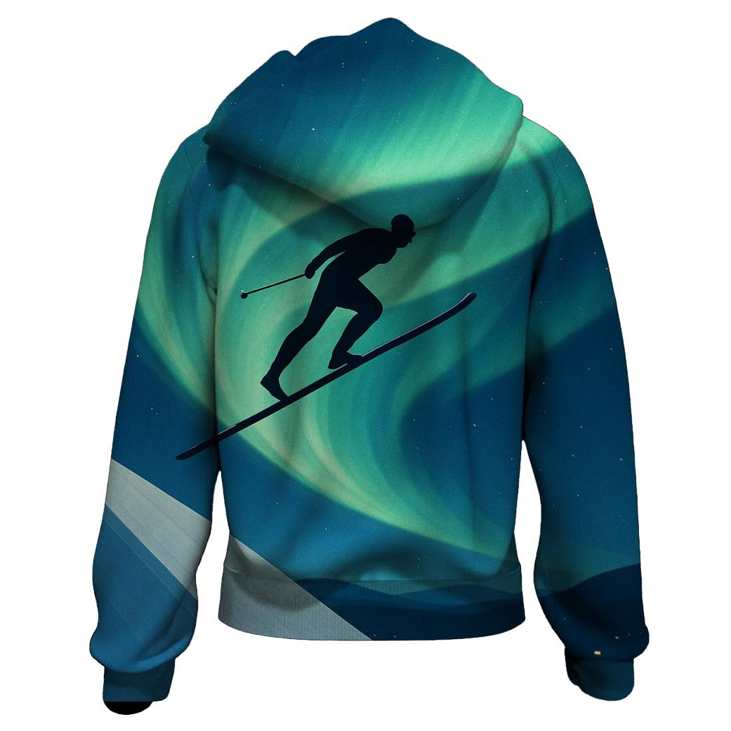 Aurora Ski Jump custom hoodies