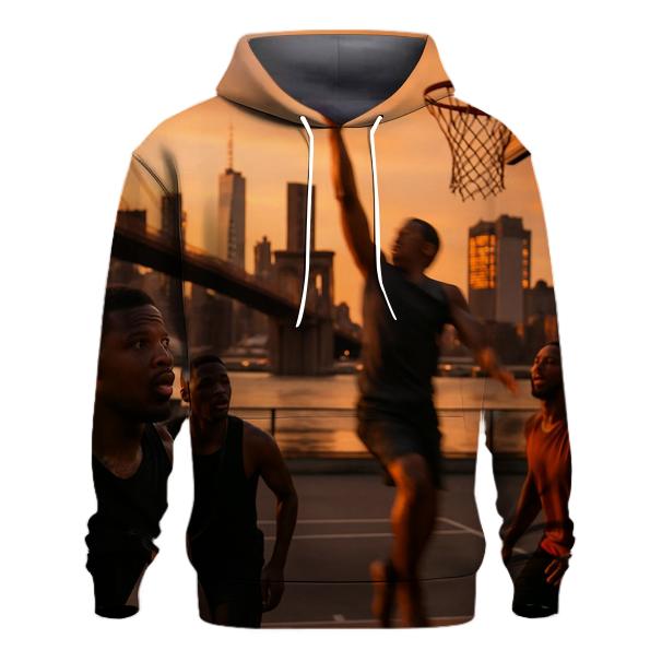 Brooklyn Bridge Park Sunset Pickup Game graphic hoodies