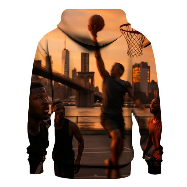 Brooklyn Bridge Park Sunset Pickup Game graphic hoodies