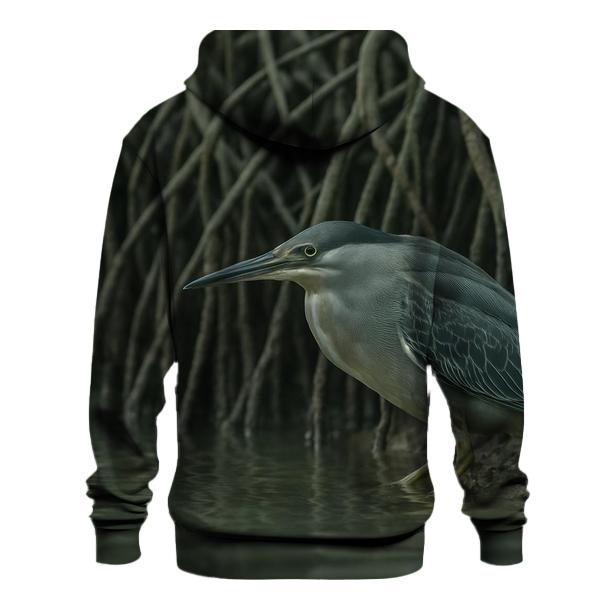 Mangrove Stillness Fishing Heron hoodie trends