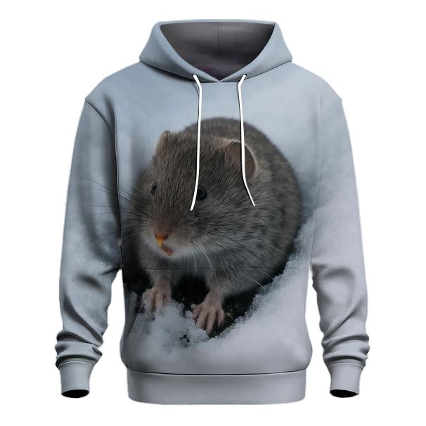 Snowfield Dig Mountain Vole premium hoodies