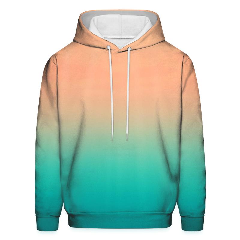 Coral Lagoon Fade graphic hoodies