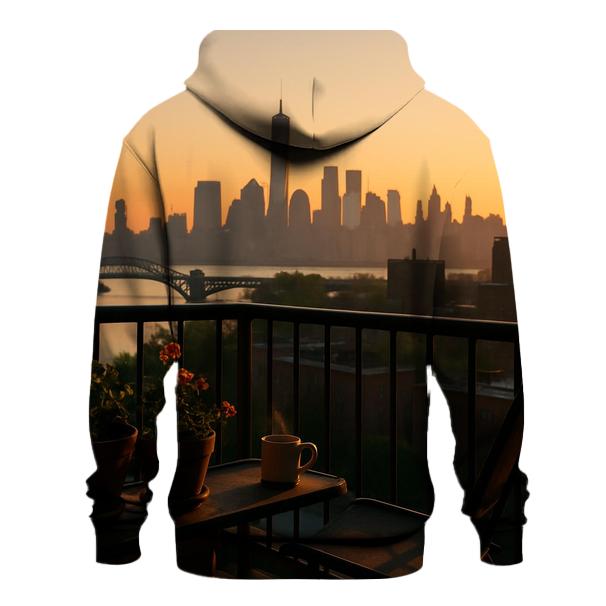Sunrise From A Bronx High Rise Balcony designer hoodies