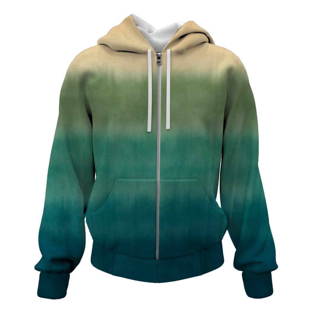 Lagoon Horizon Stripe Wash heavyweight hoodies