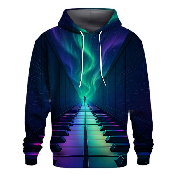 Aurora Synthwave Hall printed hoodies