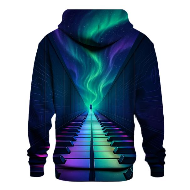 Aurora Synthwave Hall printed hoodies