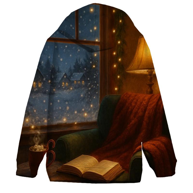 Quiet Corner With Christmas Cocoa graphic hoodies