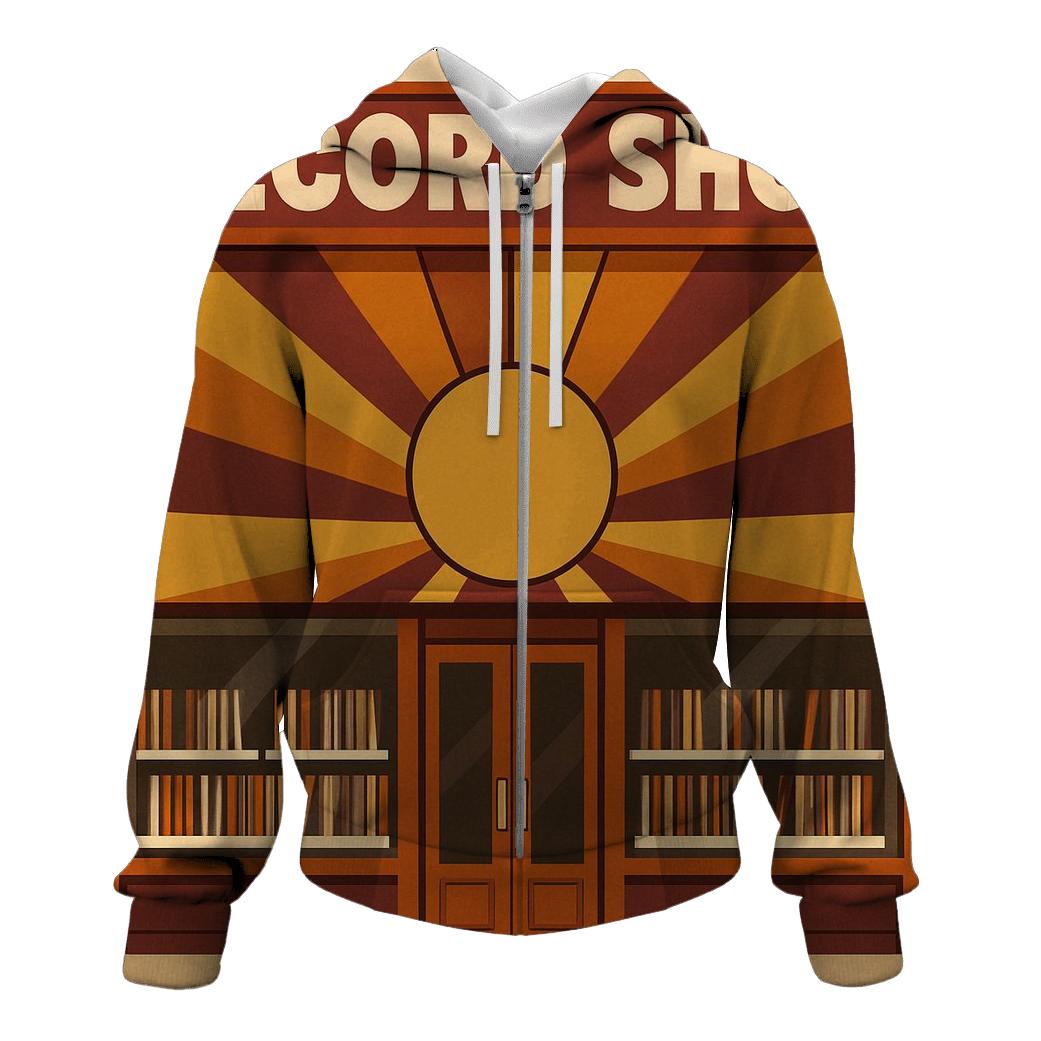 Sunburst Record Store hoodies fashion