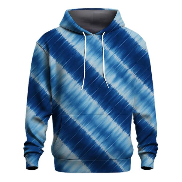 Indigo Arashi Wind Diagonals pullover hoodies