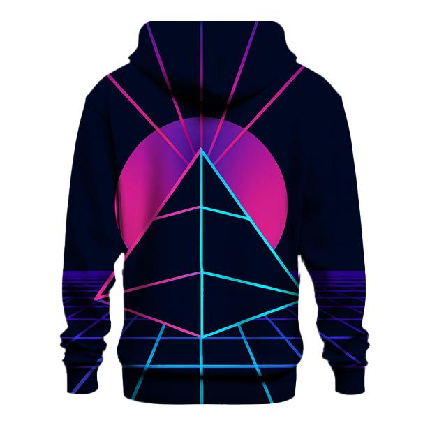 Laser Pyramid Mirage custom hoodies