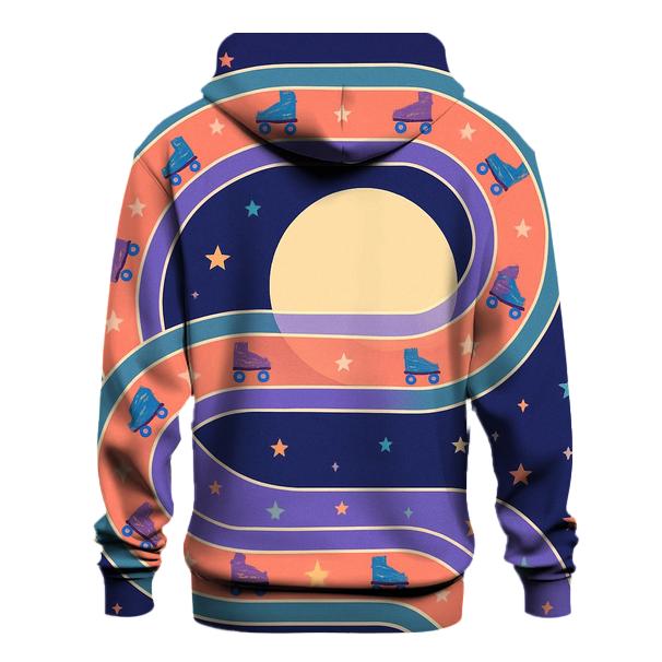 Retro Roller Rink Loop pullover hoodies
