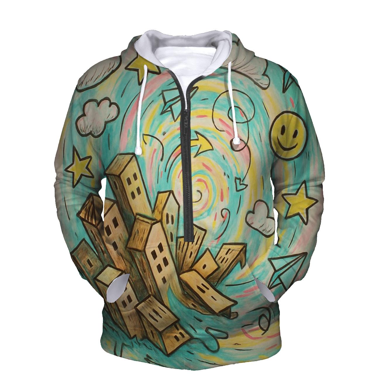 Whirlwind Cardboard City hoodie designs