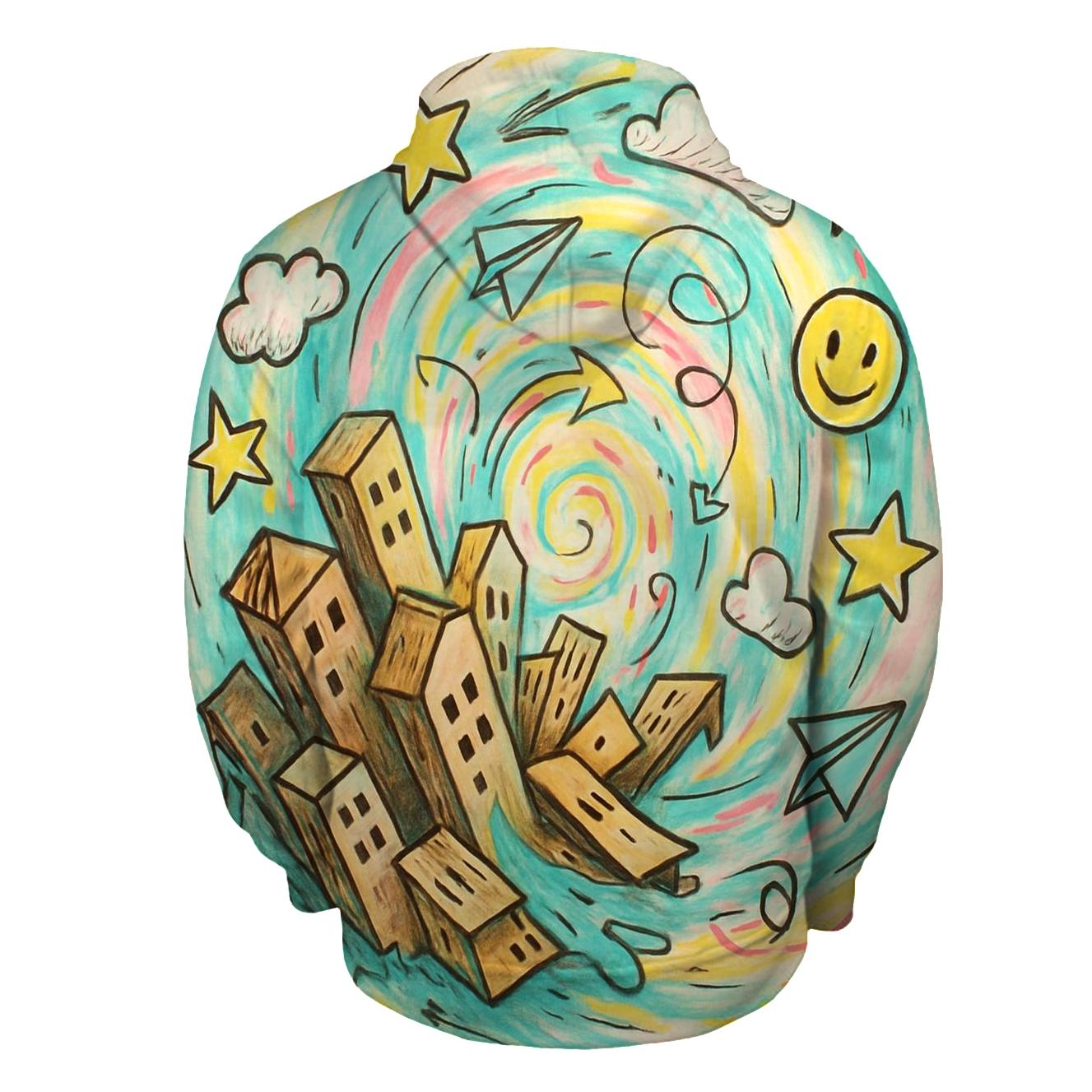 Whirlwind Cardboard City hoodie designs