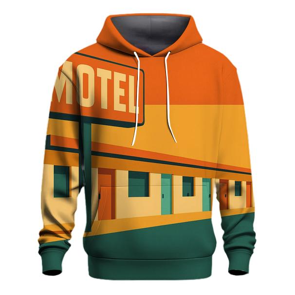 Sunset Motel Strip zip-up hoodies