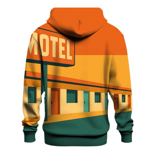 Sunset Motel Strip zip-up hoodies