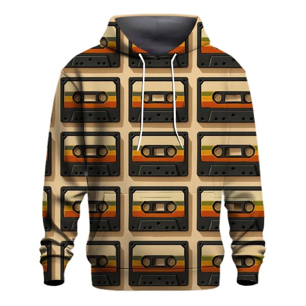 Cassette Mixtape Grid premium hoodies