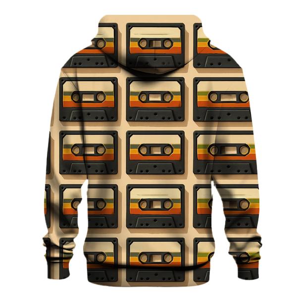 Cassette Mixtape Grid premium hoodies