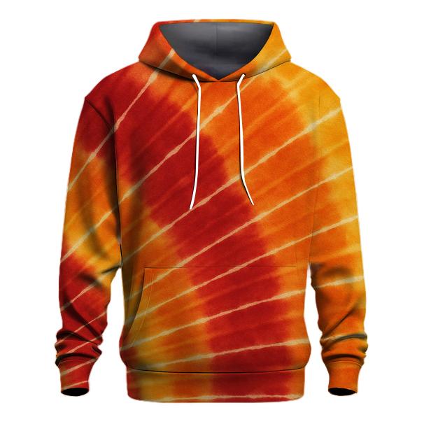 Diagonal Sunset Fan Fold hoodies fashion