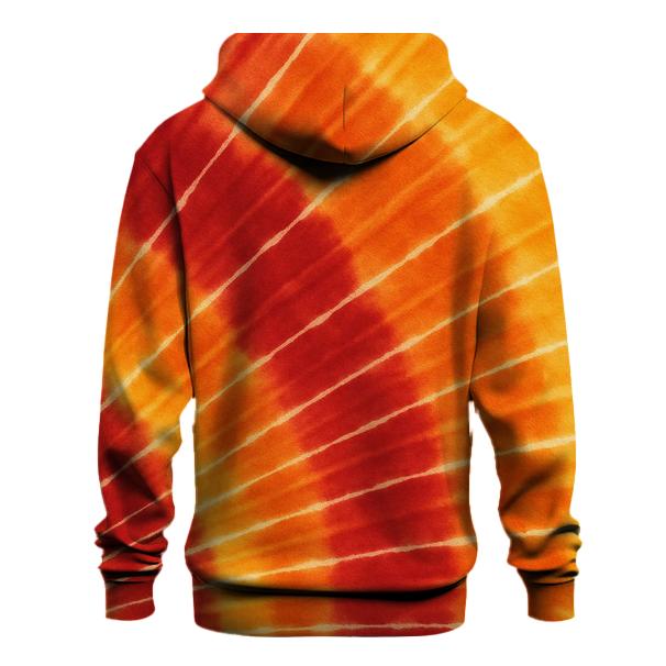 Diagonal Sunset Fan Fold hoodies fashion