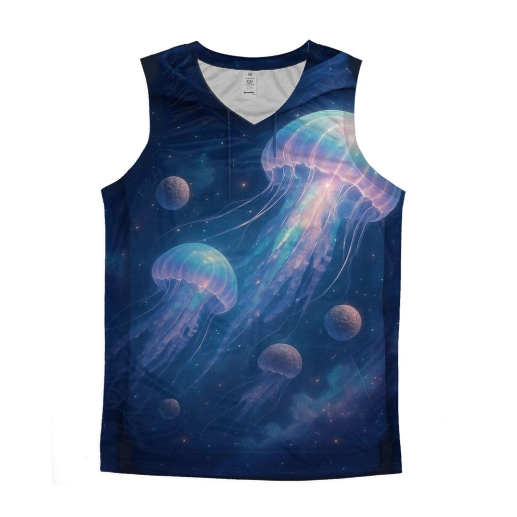 Orbiting Jellyfish Of The Star Sea designer workout tanks
