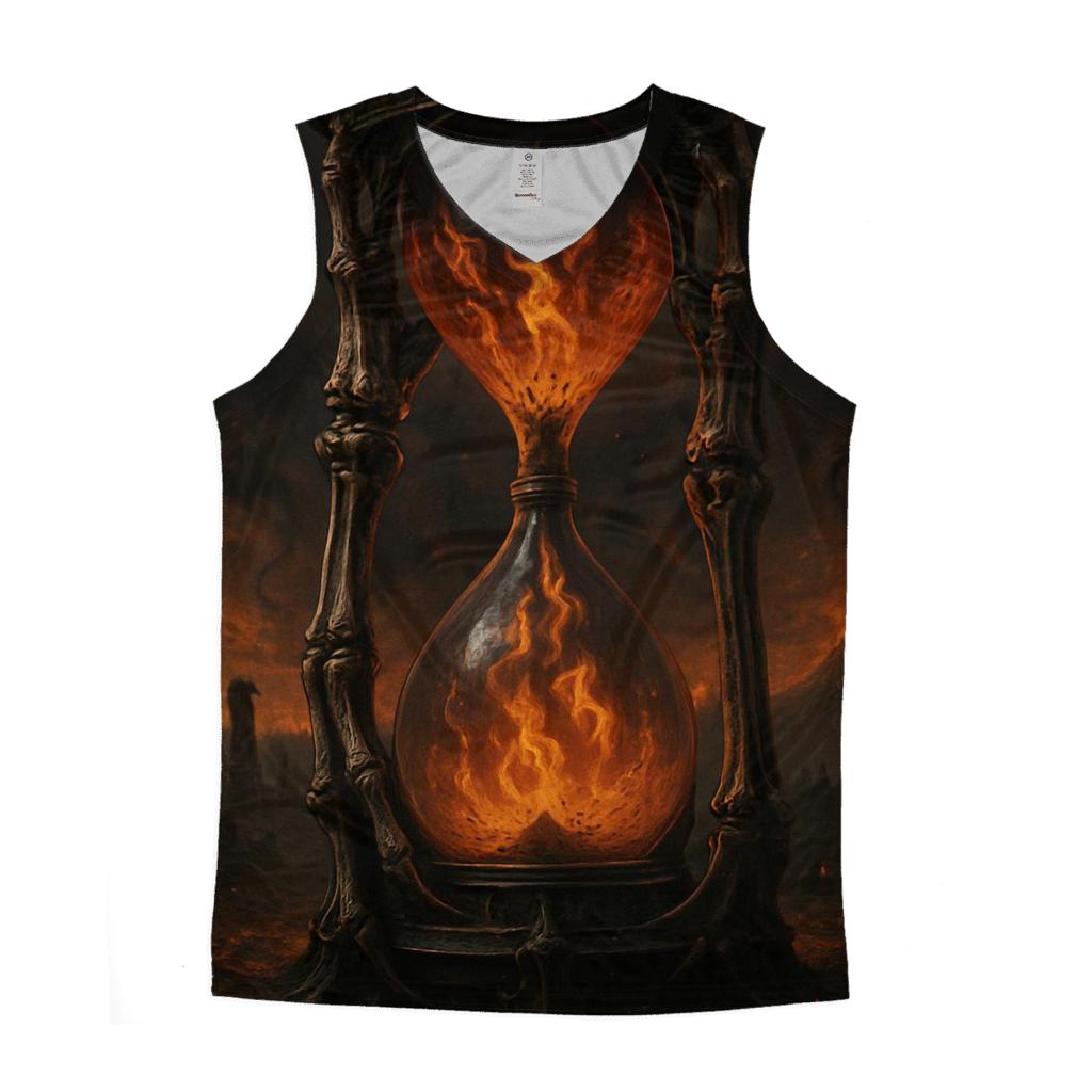 Infernal Hourglass Of Broken Souls sports performance tank tops