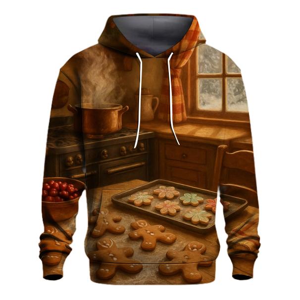 Grandmas Christmas Kitchen Glow lightweight hoodies