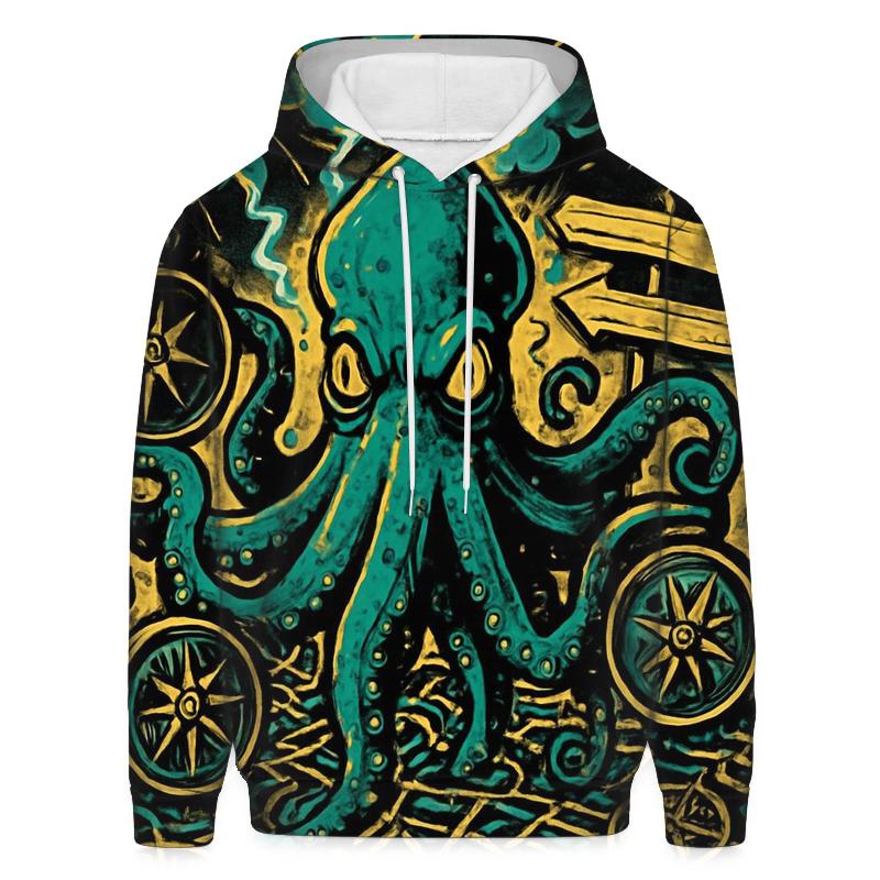 Chaotic Compass Kraken premium hoodies