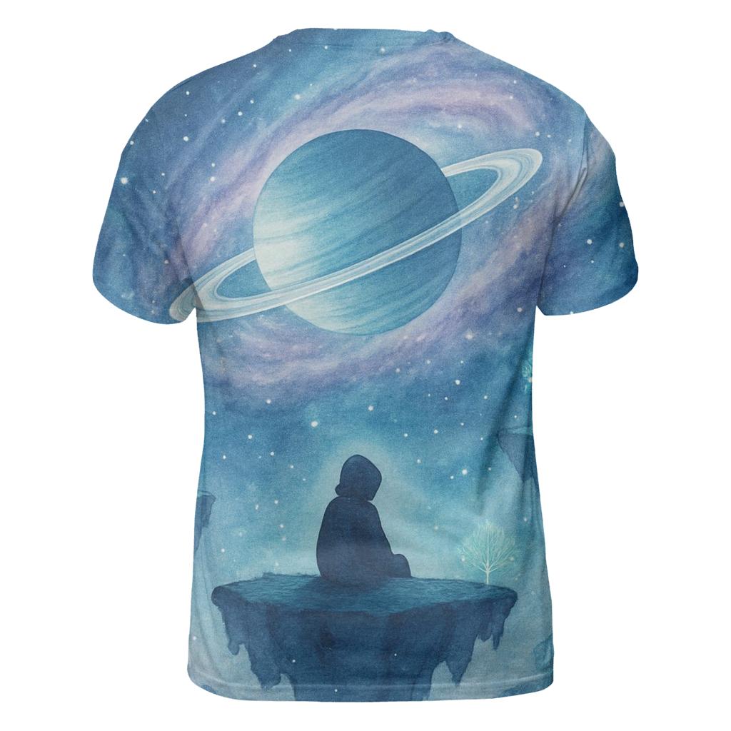 Stargazer On The Floating Archipelago personalized full print shirts