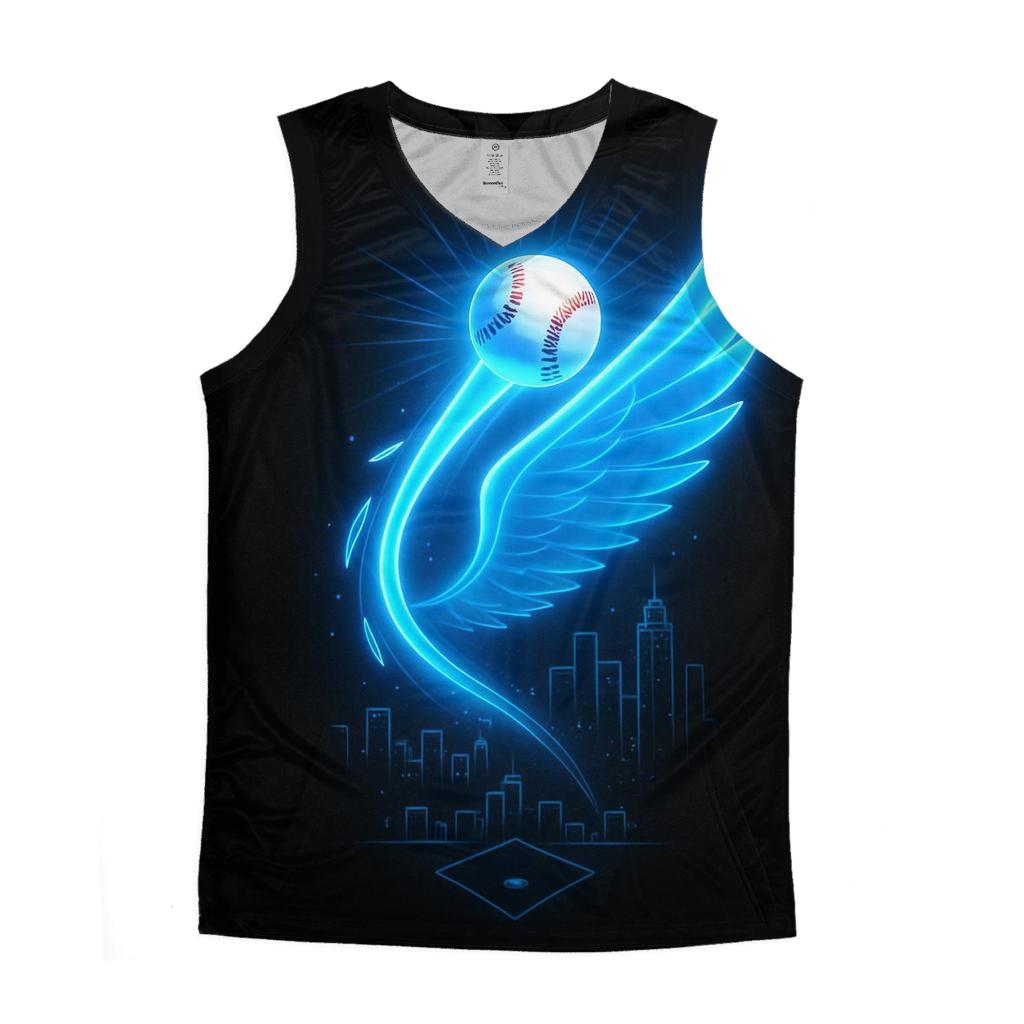 Celestial Wing Arc Home Run Blue Jays Edition sports performance tank tops