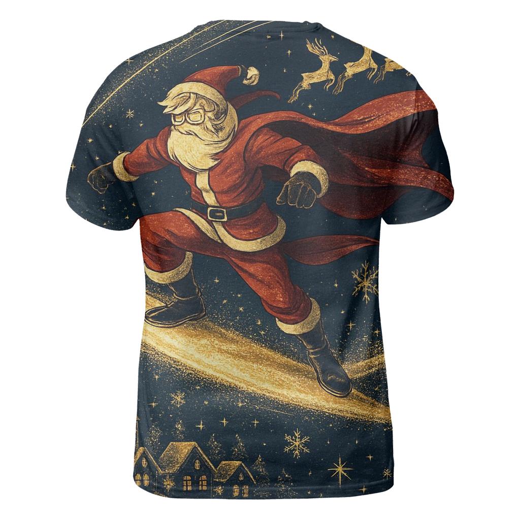 Midnight Santa Comet Ride personalized full print shirts