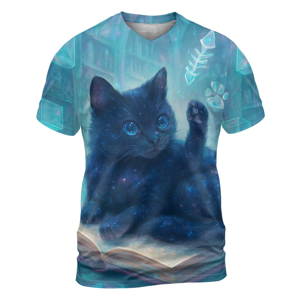 Crystal Library Cat Keeper unique graphic print tees
