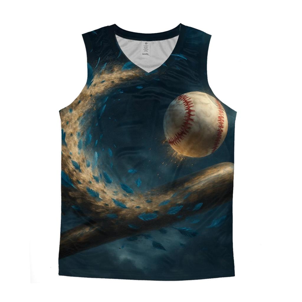 Stormbreak Bat Arc With Blue Jays Feathers stylish racerback tanks