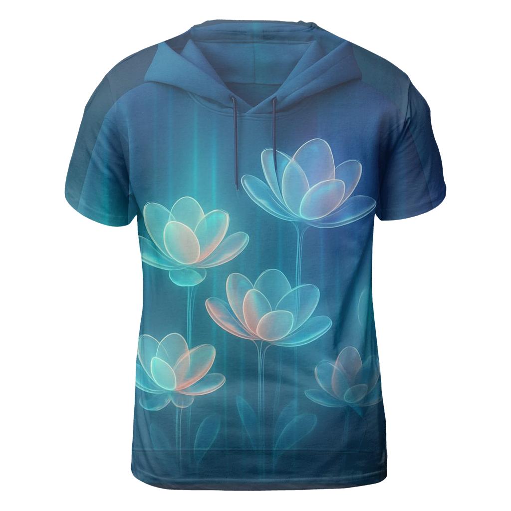 Aurora Glass Garden Gradient designer pattern shirts
