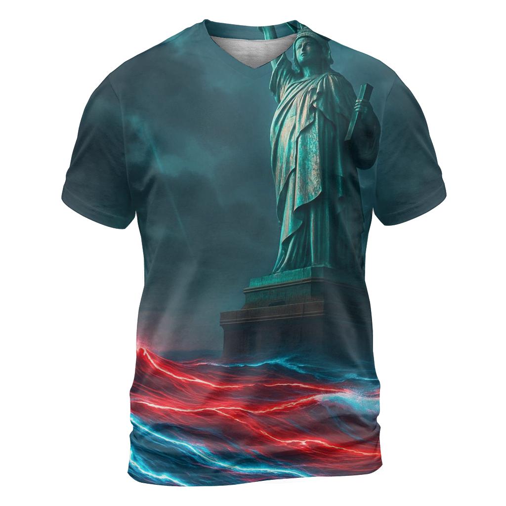Liberty Harbor Neon Tide custom all-over print shirts