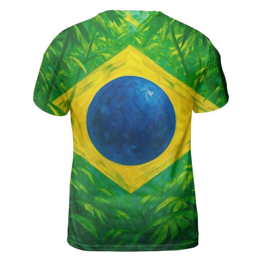 BrazilianRainforestPulse creative print fashion shirts