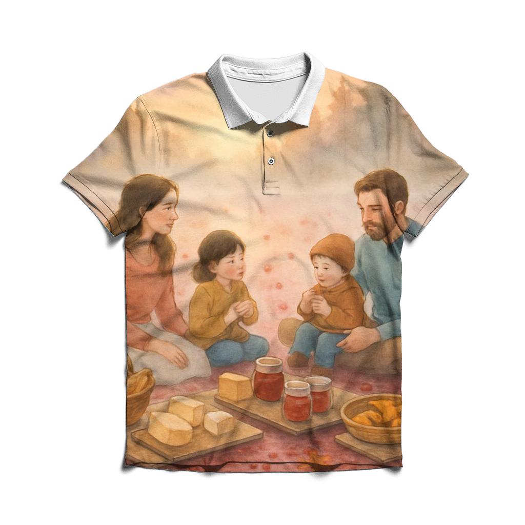 Cranberry Orchard Morning Picnic classic pique polos