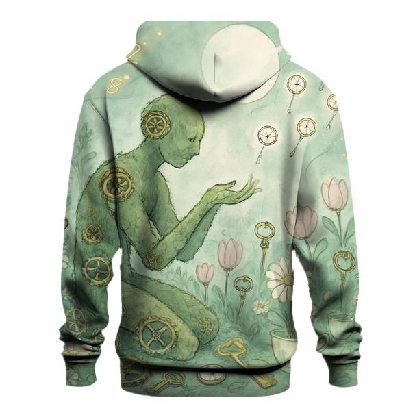 Serendipity Garden Clockwork embroidered hoodies