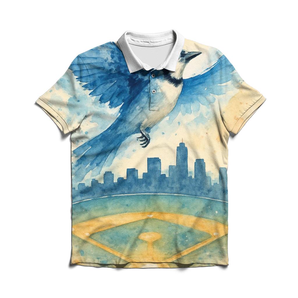 Diamond Horizon Blue Jays Skyline Ascend personalized polo shirts