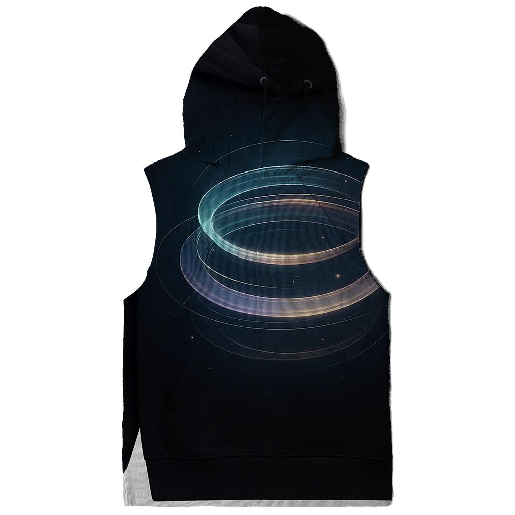 Ethereal Orbiting Rings heavyweight hoodies