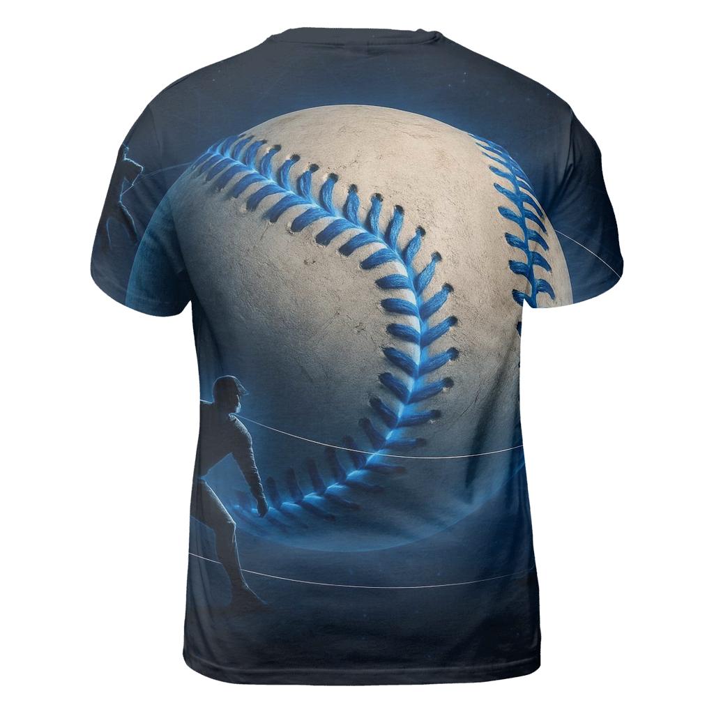 Orbiting Blue Knuckle Curve personalized full print shirts