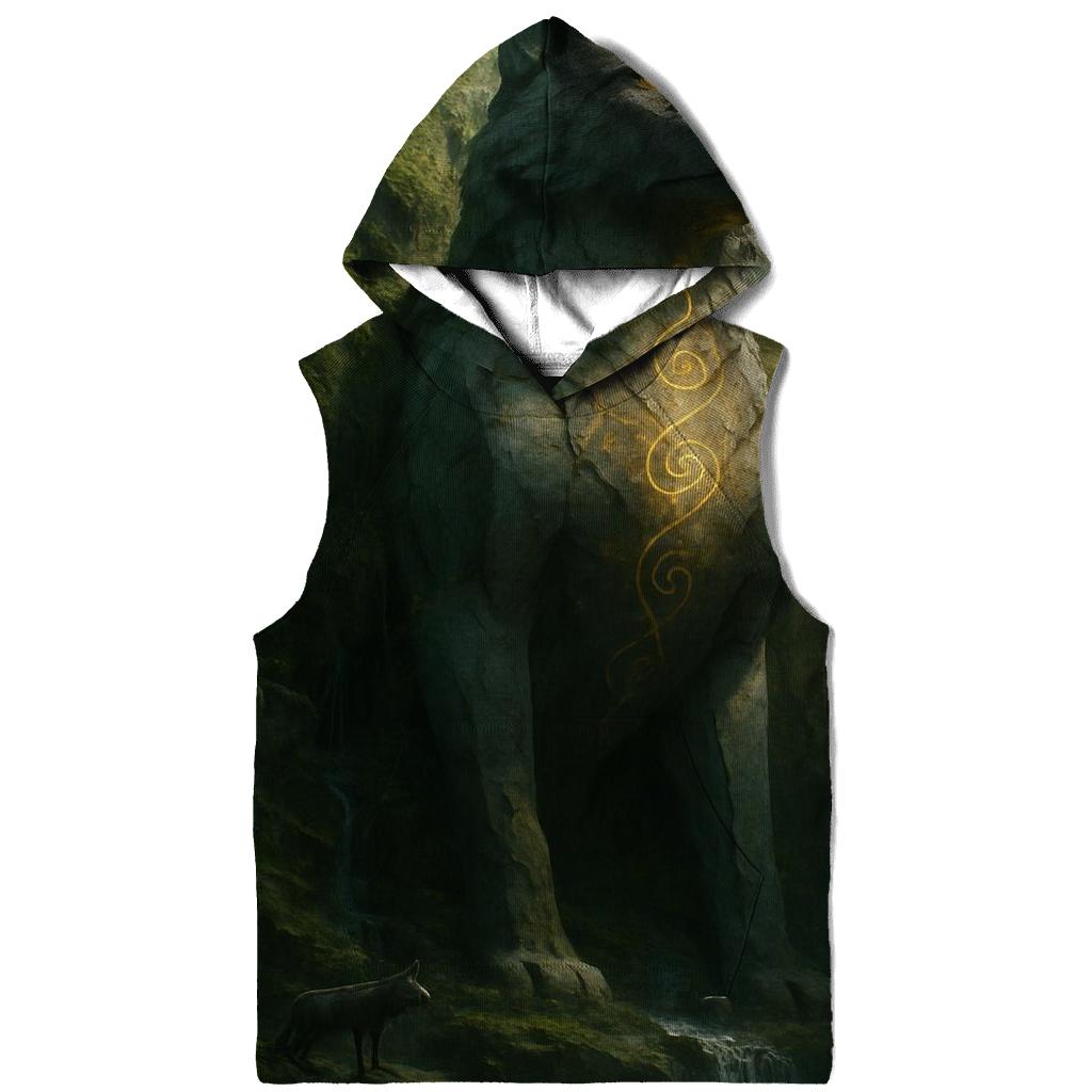 Ancient Stone Guardian Wolf hoodies fashion