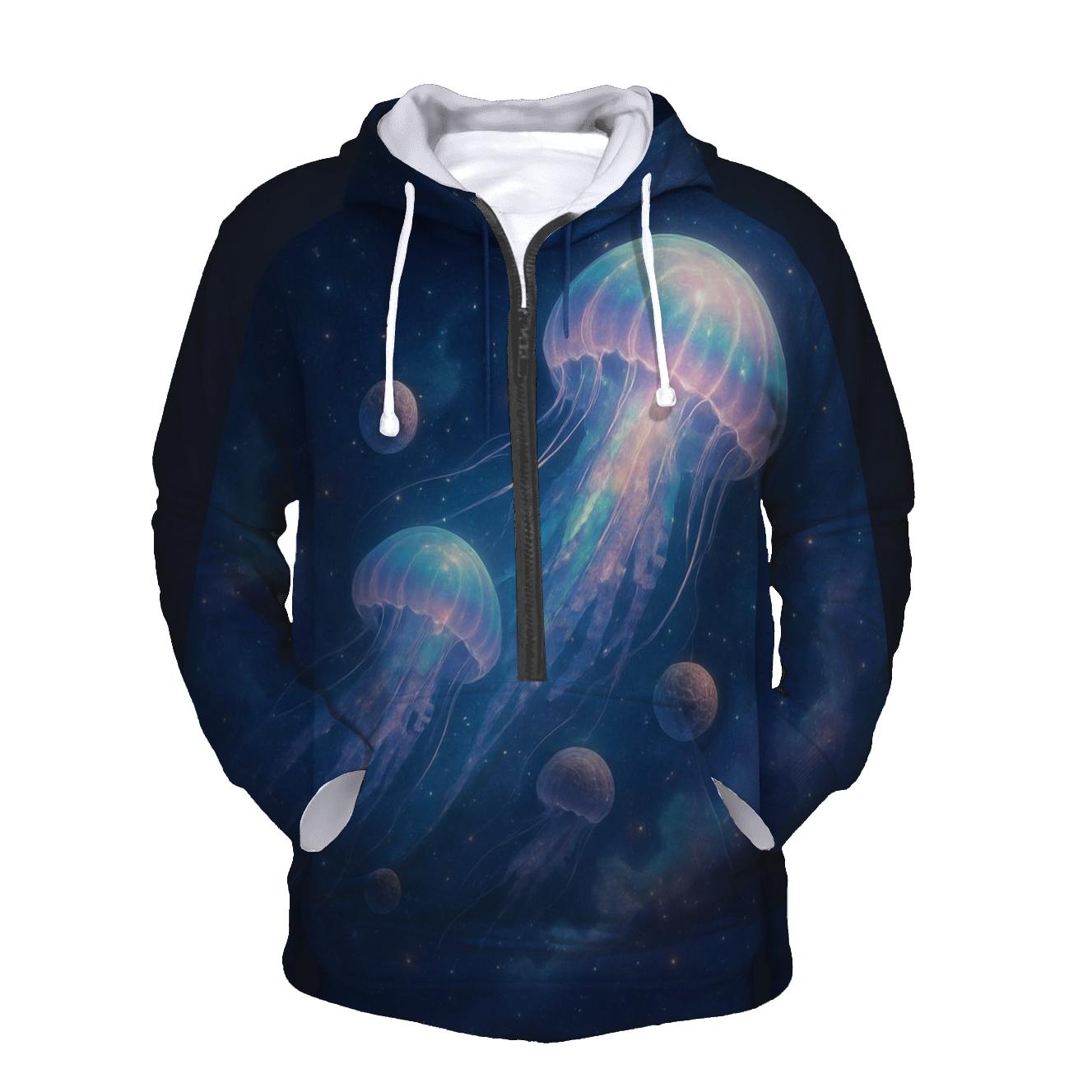 Orbiting Jellyfish Of The Star Sea heavyweight hoodies